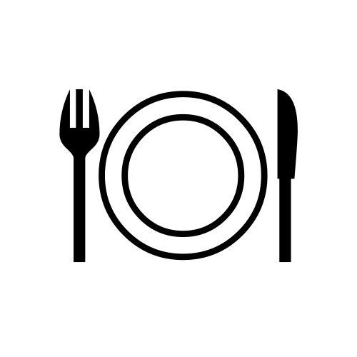 🍽 Emoji Domain black and white Symbola rendering